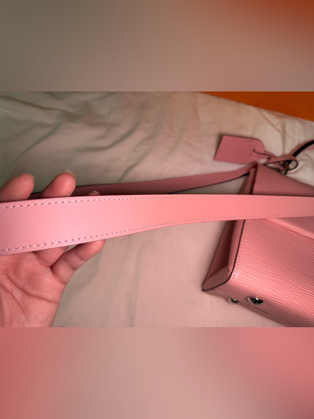Louis Vuitton Grenelle PM in Rose Ballerine Epi Leather - Picture 14 of 16